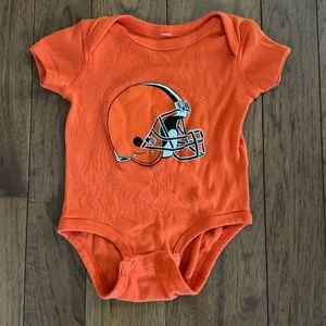 Outer - Cleveland Browns Baby Onesie (3-6 Months, but Runs Large)